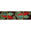 Art Carpet Art Carpet 841864117981 2 x 8 ft. Antigua Collection Parrots Woven Area Rug; Brown 841864117981